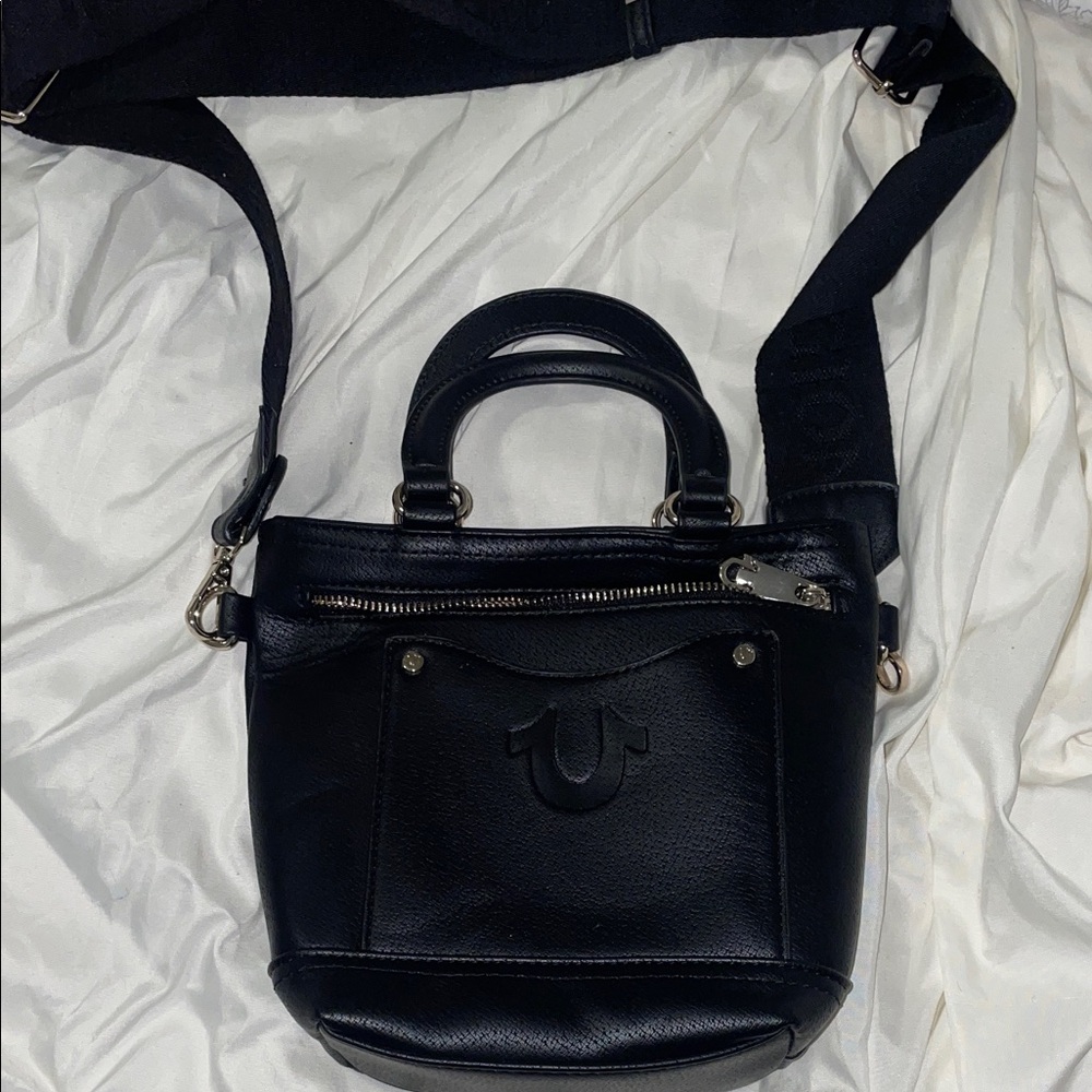 True Religion Black Crossbody Bag